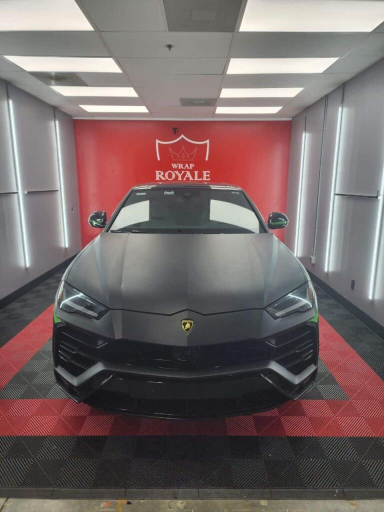 Lamborghini Urus Wrap Matte Black Orlando PPF
